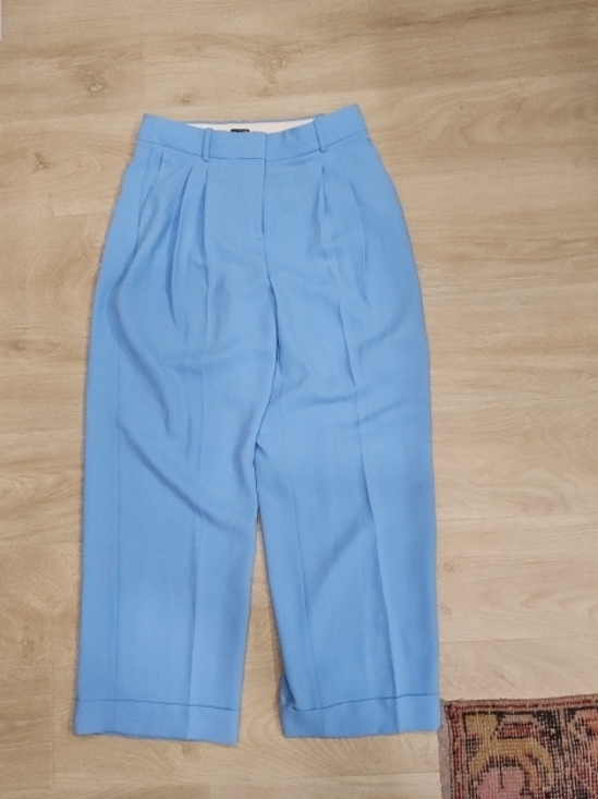 J. Crew Pants - J. Crew Sky Blue Essential Wide Leg Pants